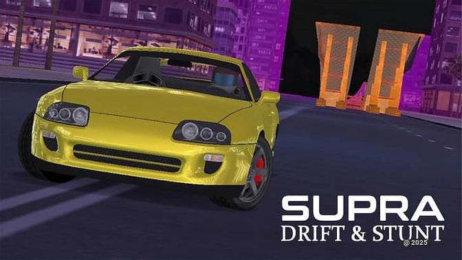 Supra Drift Stunt - Master the Art of Drifting in Tokyo's Night Streets!